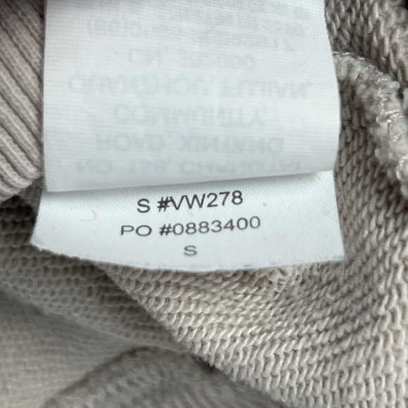 Vuori Sedona Crew Sweatshirt Womens Small Beige Pullover VW278 French Terry - Picture 9 of 13